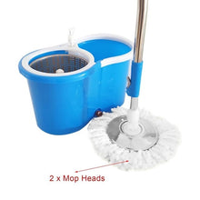 Load image into Gallery viewer, 360 Degree Rotating Microfiber Mop Head Kitchen Bathroom Cleaning