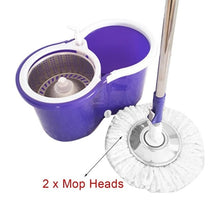 Load image into Gallery viewer, 360 Degree Rotating Microfiber Mop Head Kitchen Bathroom Cleaning